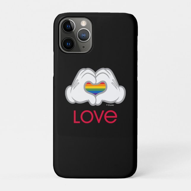 Coques Case-Mate iPhone Mickey Rainbow Love (Dos)