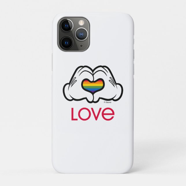 Coques Case-Mate iPhone Mickey Rainbow Love (Dos)