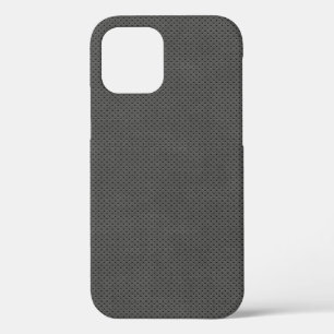 Case-Mate iPhone Case Micro Motif en métal foncé poreux