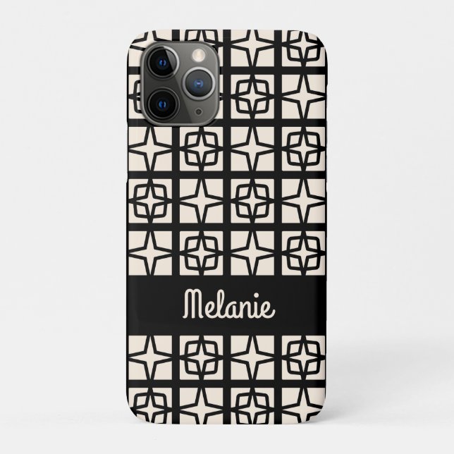 Coques Case-Mate iPhone Mid Century Moderne Atomique des années 1950 Rétro (Dos)