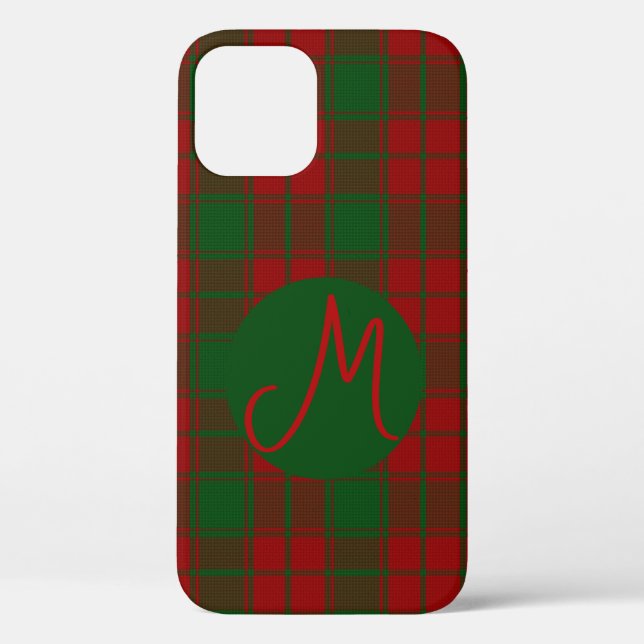Coques Case-Mate iPhone Middleton Tartan Monogrammé (Verso)