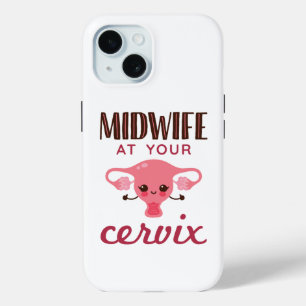 Coque Pour iPhone 15 Midwoman à votre Cervix Midwives Midwifery