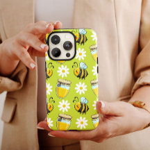 Miel d'abeille jaune | iPhone 14 Coque-Mate