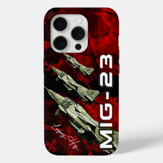 Coque iPhone 15 Pro mig23 sovie union avion de combat avion avion de c