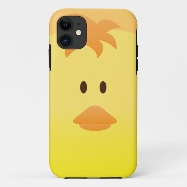 Coques Case-Mate iPhone Mignon art vectoriel de bébé poussin (Dos)