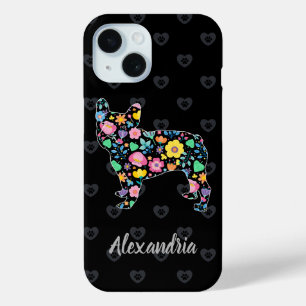 Coque Pour iPhone 15 Mignonne Amour Mon Chien À Balles Français Design 