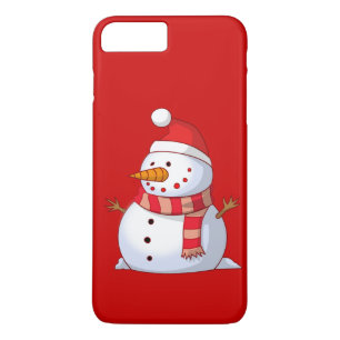 Coques Pour iPhone Mignonne bonhomme de neige de Noël