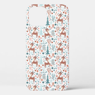 Case-Mate iPhone Case Mignonne cerf en Forêt Whimsical Noël Motif
