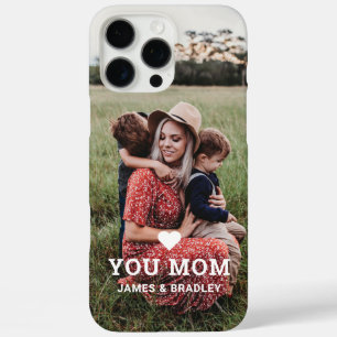 Coques iPhone 16 Pro Max Mignonne COEUR T'AIME MÈRE Fête des Mères Photo
