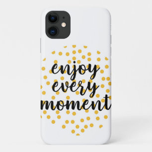 Case-Mate iPhone Case Mignonne, heureuse, inspirante "Profitez de chaque