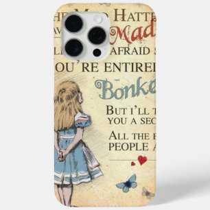 Coque iPhone 15 Pro Max Mignonne Inspiré Par Alice Au Pays Des Merveilles
