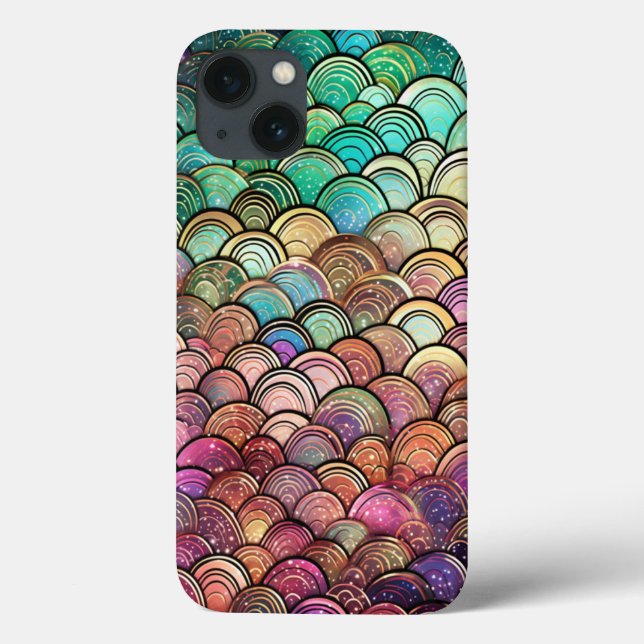 Coques Case-Mate iPhone Mignonne Parties scintillant Sirène échelles vert  (Verso)