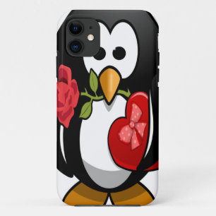 Coque Case-Mate Pour iPhone Mignonne Saint Valentin Pingouin Drôle Drôle Carto