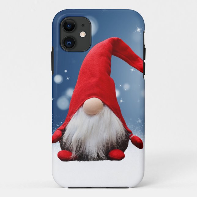 Coques Case-Mate iPhone Mignonnes Etoiles de neige Père Noël Noël (Dos)