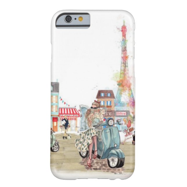Coques Case-Mate iPhone Mignonnes rues de Paris collage (Dos)