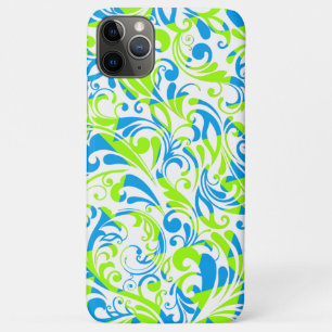 Case-Mate iPhone Case Mignons bleu vert mélangé motifs floraux