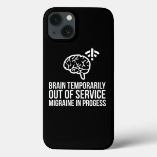 Case-Mate iPhone Case Migraine Awareness Print Brain Temporarily Out Of