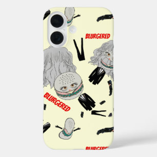 Coque Pour iPhone 16 Mikitiez blonde cheveux pincé blur costume cravate