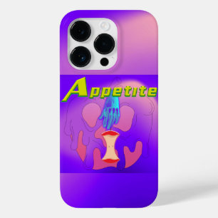 Coque Pour iPhone 14 Pro Mikitiez crâne rouge toxique pomme vegan été