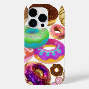 Coque Pour iPhone 14 Pro Mikitiez donut pique-nique amérique pridémonth oly
