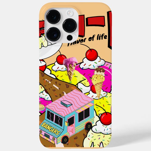 Coques Case-Mate iPhone Mikitiez rockyroad icecream manga été banger (Verso)
