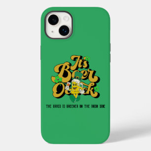 Coque Pour iPhone 14 Plus Mikitiez verdoyante Saint Patrick's Day irishbeer