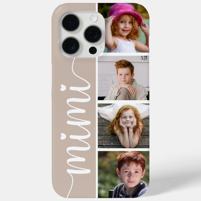 Coques Case-Mate iPhone Mimi 4 Photo (Verso)