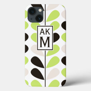 Etui iPhone Case-Mate Mini boîtier iPad Mint & Black Floral Pattern