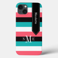 Mini boîtier iPad | Tracées | Turquoise, Noir, Cor