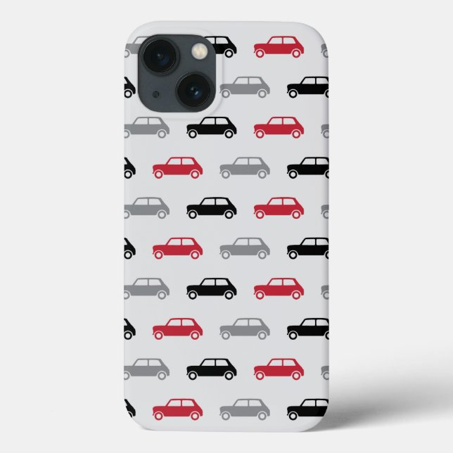 Coques Case-Mate iPhone Mini Coopers on the Go - Rouge & Noir (Verso)