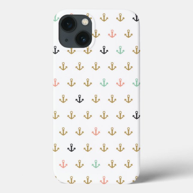 Coques Case-Mate iPhone Mini Motif Ancre (Verso)