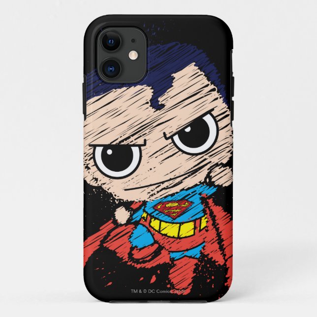 Coques Case-Mate iPhone Mini Superman Sketch - Vol (Dos)