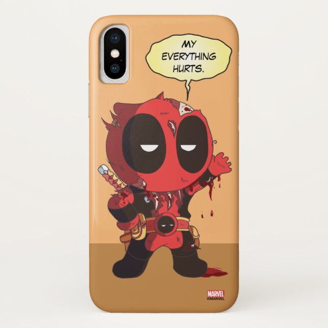 Coques Case-Mate iPhone Mini Survivant de Deadpool (Dos)