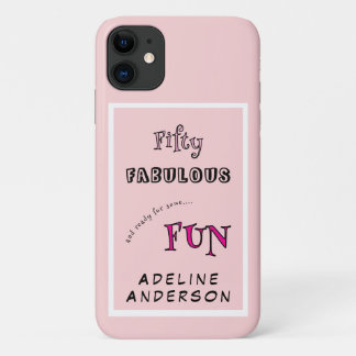 Case-Mate iPhone Case Minimal Cinquante Fantastique Typographie Rose 50