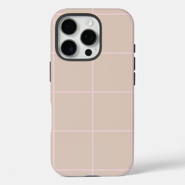 Coques Case-Mate iPhone Minimal Color Grid Check Pattern (Verso)