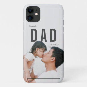 Case-Mate iPhone Case Minimaliste photo Meilleur papa jamais Fête des pè