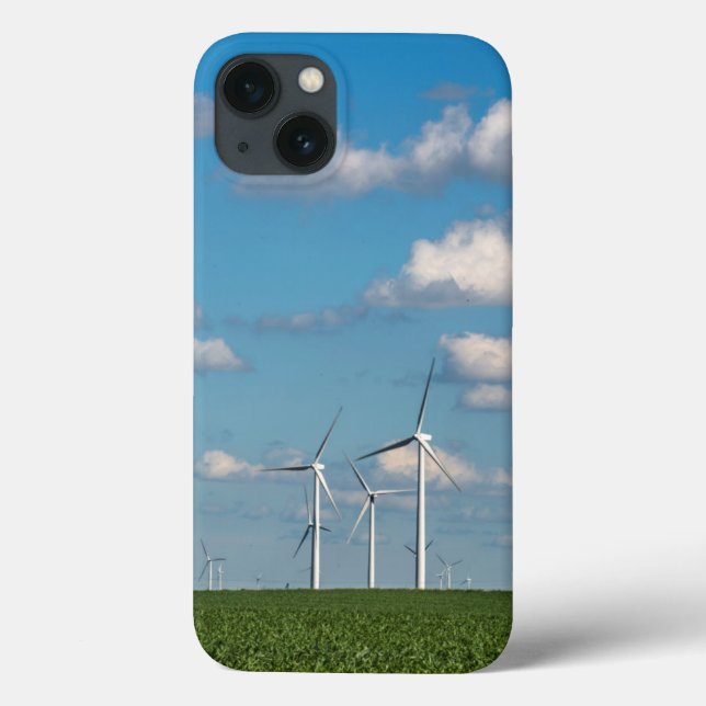 Coques Case-Mate iPhone Minnesota, Dexter, éolienne de Grand Meadow 2 (Verso)