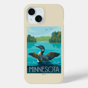 Coque Pour iPhone 15 Minnesota   Loon