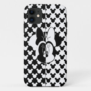 Coque iPhone 11 Minnie branchée   Black & White Modern