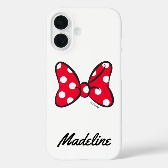 Coques Case-Mate iPhone Minnie branchée | Pot rouge | Votre nom (Verso)