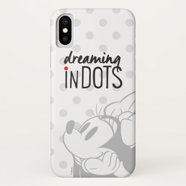 Coques Case-Mate iPhone Minnie branchée | Rêver par points (Dos)