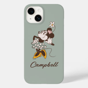 Coque Pour iPhone 14 Minnie Mouse   Minnie   Ajouter Votre Nom