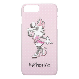 Coques Pour iPhone Minnie Mouse Tout sur les cils Votre Nom