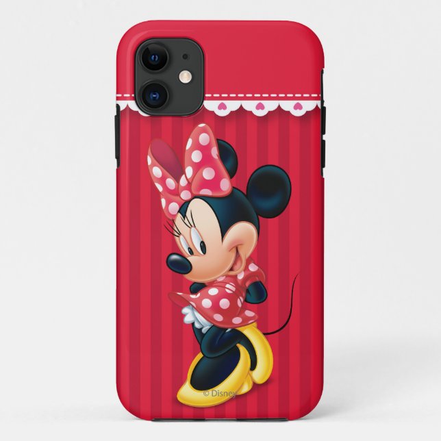 Coques Case-Mate iPhone Minnie | Pose timide (Dos)