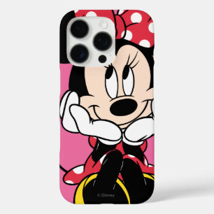 Coques iPhone 16 Pro Minnie rouge Tête dans les mains