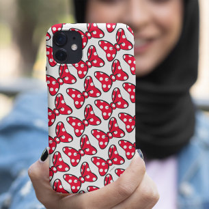Coque Pour iPhone 14 Minnie tendance   Motif à nœud à pois