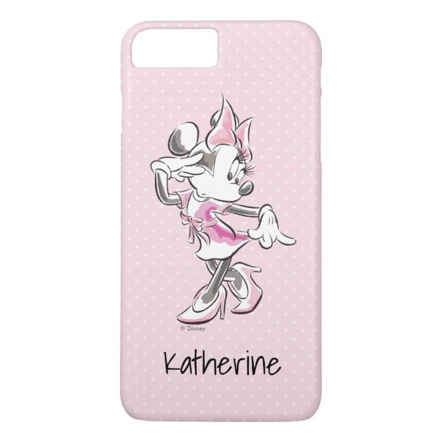 Coques Case-Mate iPhone Minnie | Tout sur l'Eyelash | Votre nom (Dos)