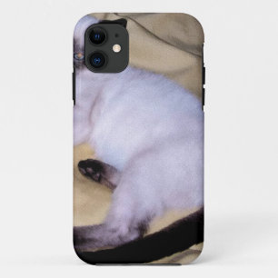 Coques Pour iPhone Minou mignon d'animal familier animal d'art de