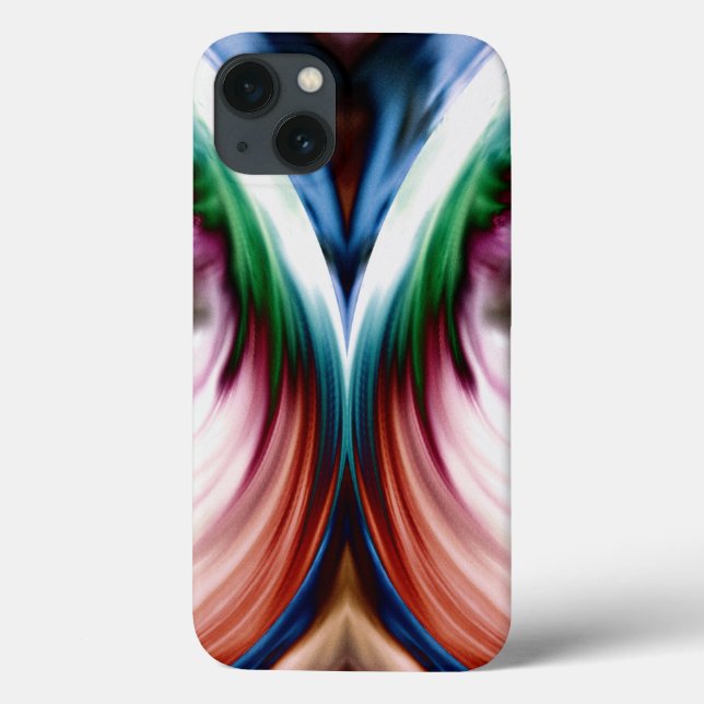 Coques Case-Mate iPhone Miroir à neige dorée arc-en-ciel (Verso)