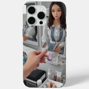 Coque iPhone 15 Pro Max Miroir de convenance réfléchissante